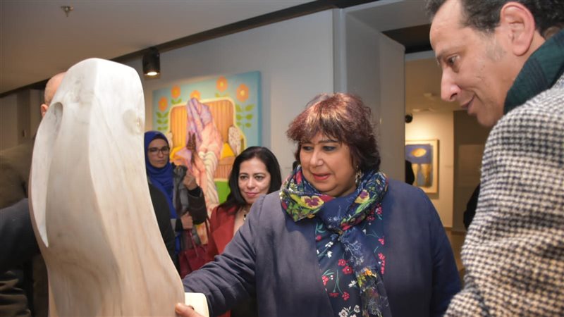 وزيرة الثقافة تتفقد