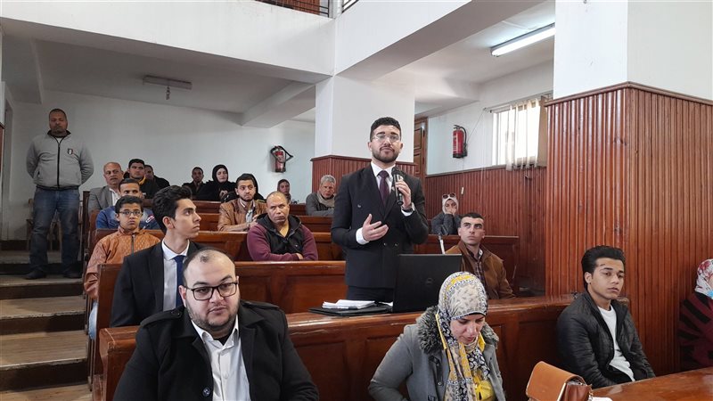 احمد دياب خلال جلسة