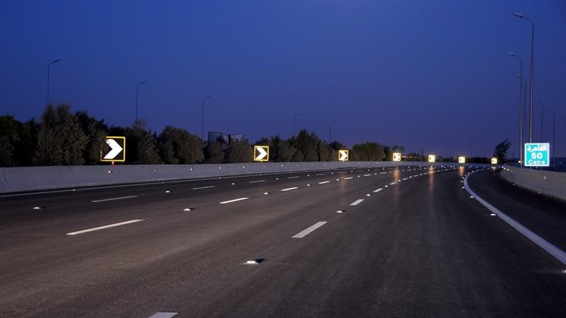 غلق طريق الواحات،