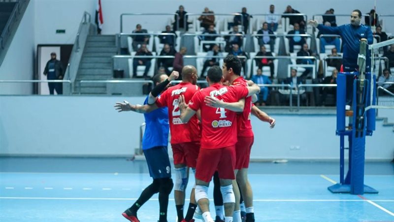 رجال طائرة الأهلى