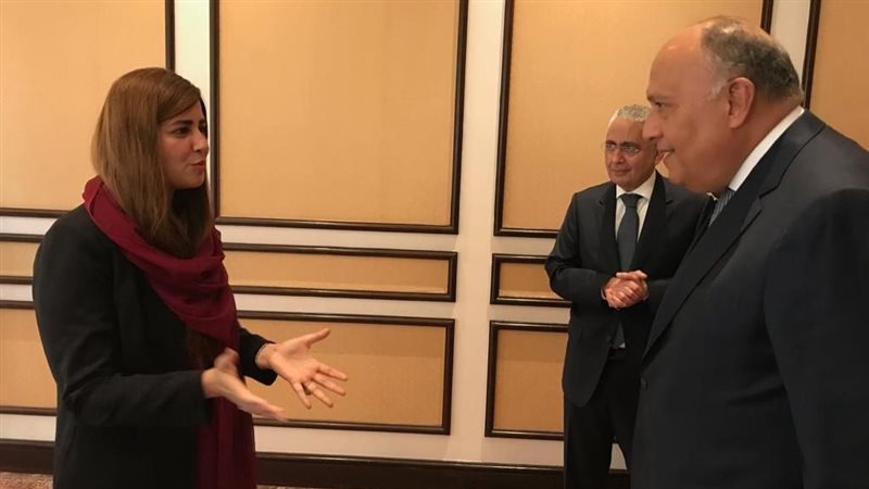  سامح شكري ووزيرة