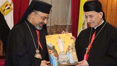 الأنبا إبراهيم إسحاق يستقبل البطريرك الماروني