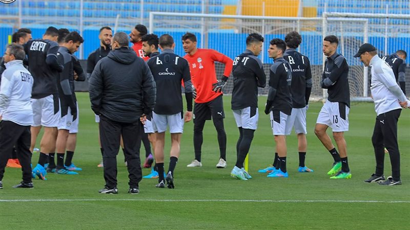 مران منتخب مصر استعدادا