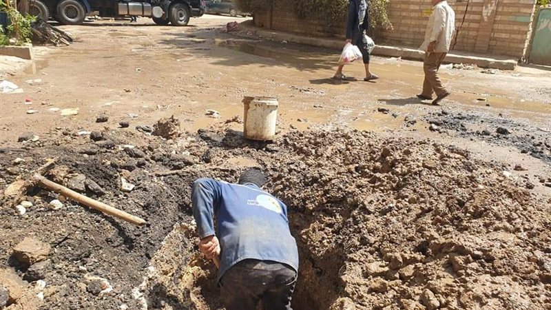 تجديد مواسير المياه