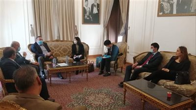 خارجية الوفد تستضيف مستشارة السفارة الصينية في مصر| صور