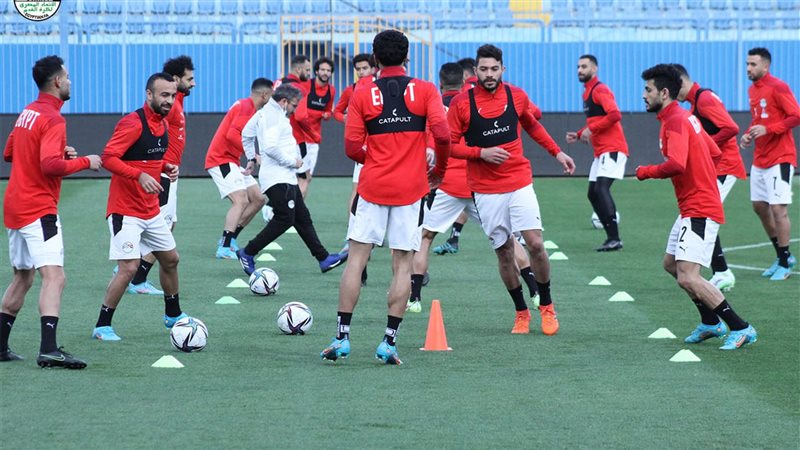 مران منتخب مصر استعدادا