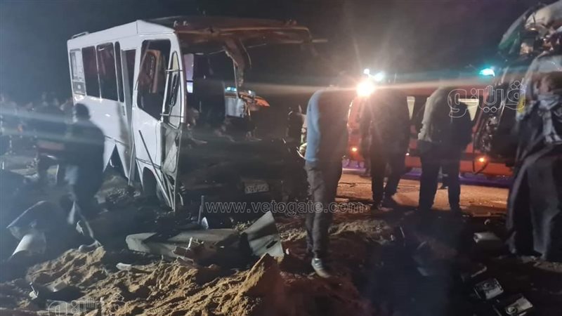 تصادم سيارات بالعلمين
