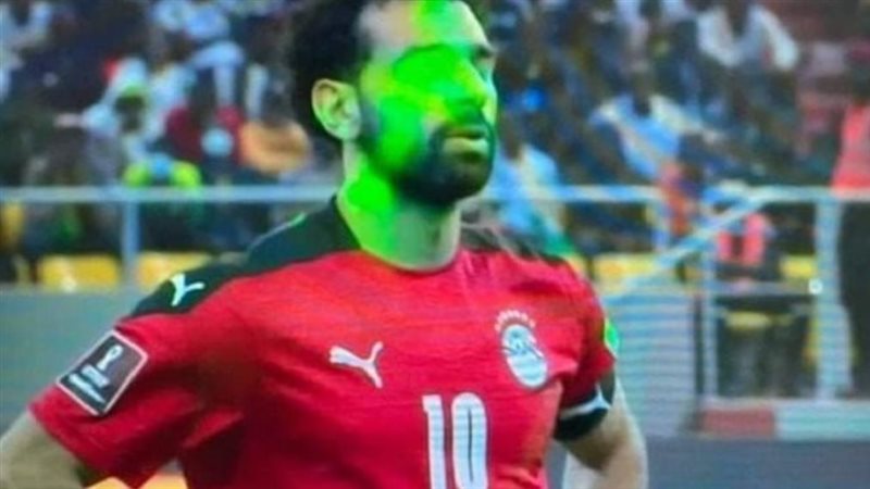 محمد صلاح والليزر