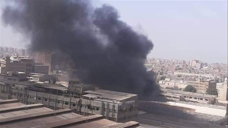 حريق بشبرا الخيمة