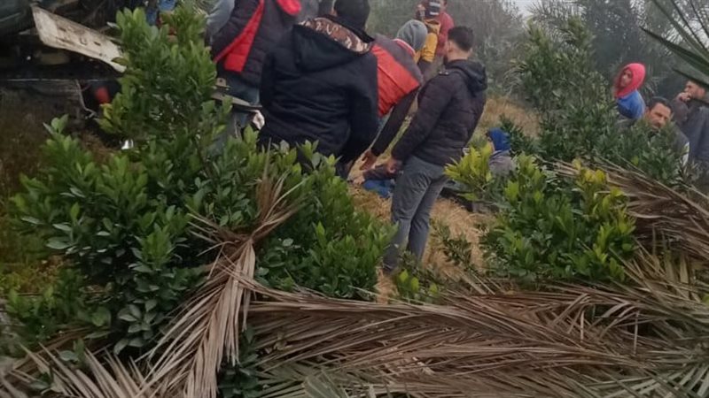 حادث تصادم بطريق
