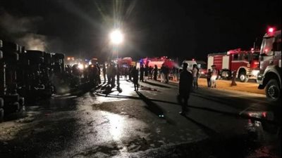 إصابة 8 عمال في انقلاب سيارة نصف نقل بالغربية