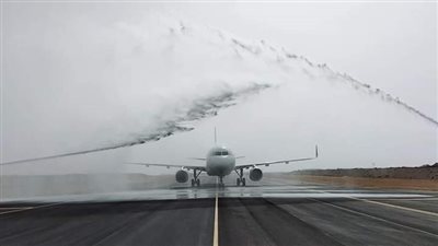 مطار برج العرب يستقبل أولى رحلات شركة Vuelling airline قادمة من باريس