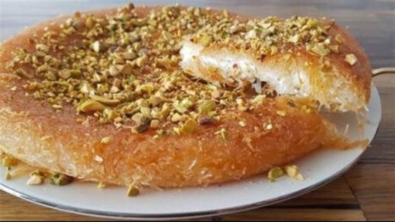 الكنافة بالقشطة
