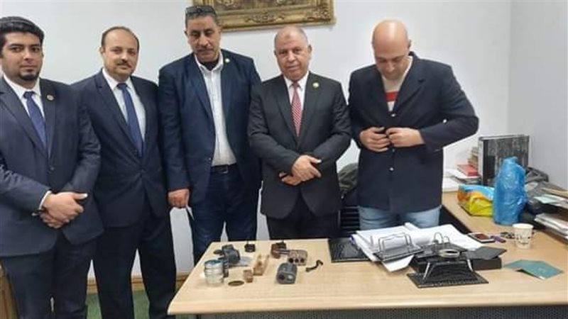 المضبوطات بحوزة رجال