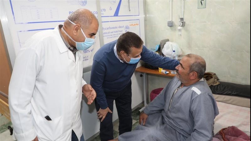 محافظ المنوفية خلال