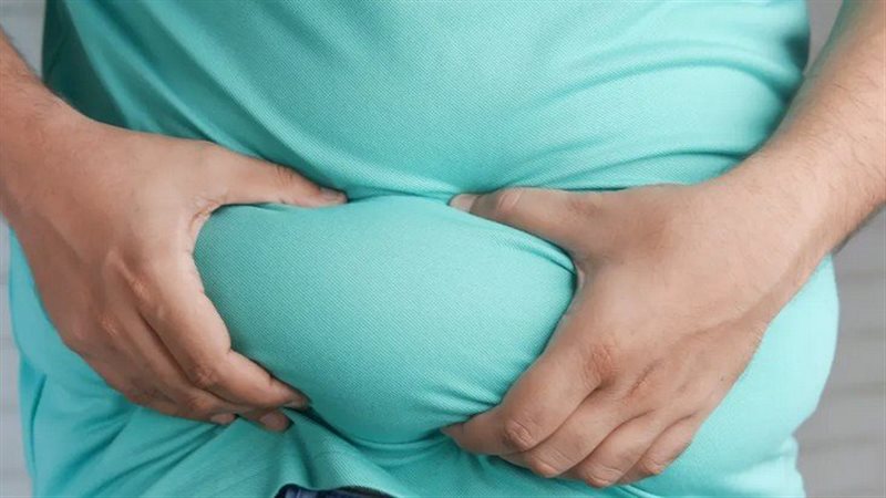 تراكم دهون البطن