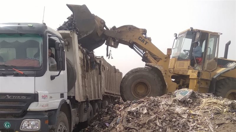 رفع المخلفات بالمنوفية