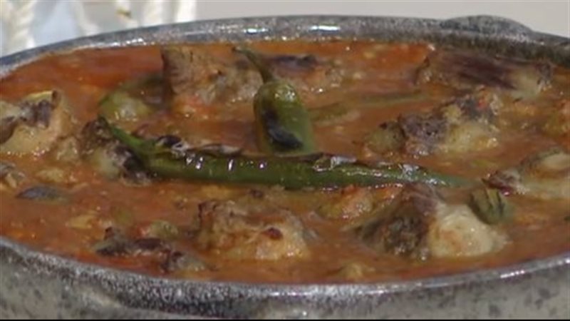 طاجن بامية بالعكاوي