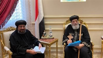 البابا تواضروس يتلقى تقارير عن ايبارشية ابنوب ودير مارمينا