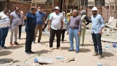 محافظ الوادى الجديد يتابع سير العمل بمشروع مجمع المصالح الحكومية المميكن