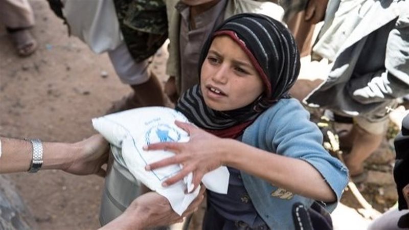 طفلة يمنية في مركز