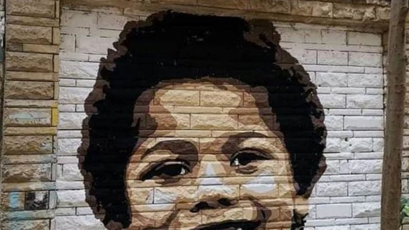 رسم الجرافيتى لطفل