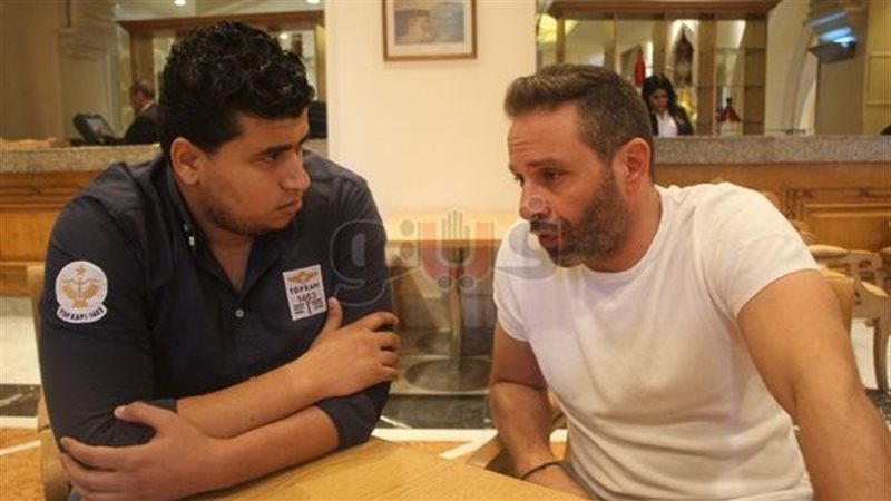 حازم إمام مع الزميل