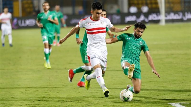 من مباراة الزمالك