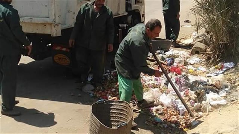 حملة نظافة بسوق الجملة