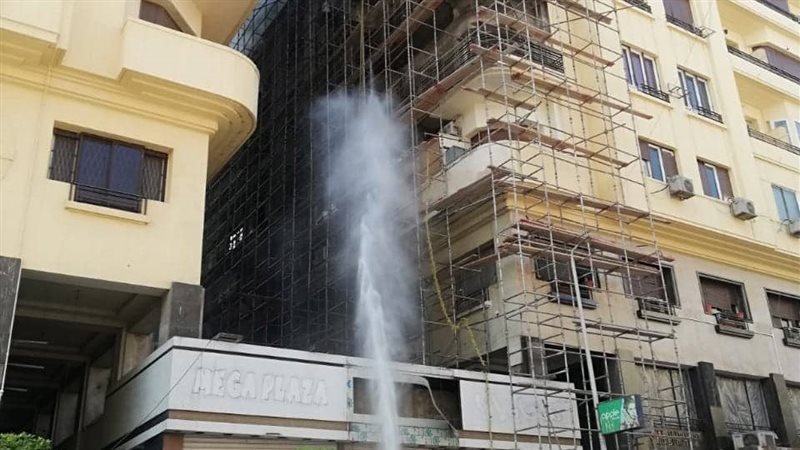 حريق شقة في قصر النيل