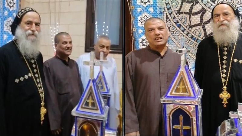 مسلم يهدي كنيسة مارجرجس