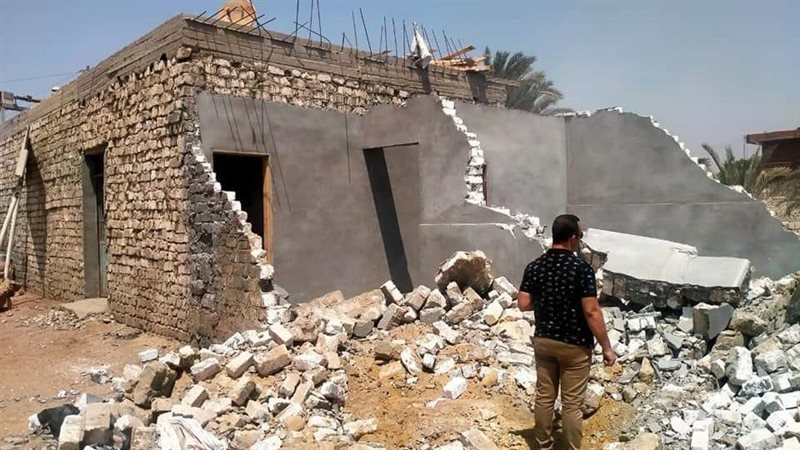 ازالة بناء مخالف