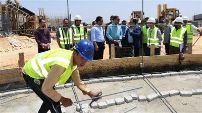 إقامة محطة معالجة للصرف الصحي في الفيوم 