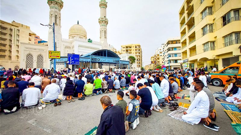 صلاة العيد بمطروح