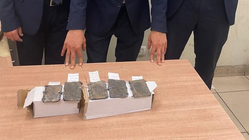 المضبوطات بحوزة جمارك
