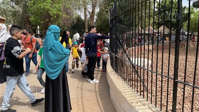 105 آلاف زائر لحديقة حيوان الجيزة خلال ثالث أيام العيد