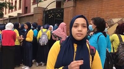 طالبات أولى ثانوي يالجيزة: أسئلة الورقي صعبة في امتحان التاريخ والفرنساوي | فيديو
