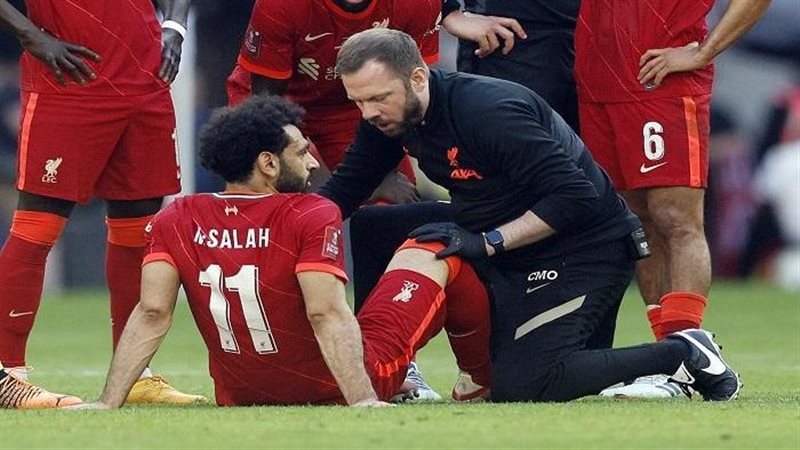 اصابة محمد صلاح في