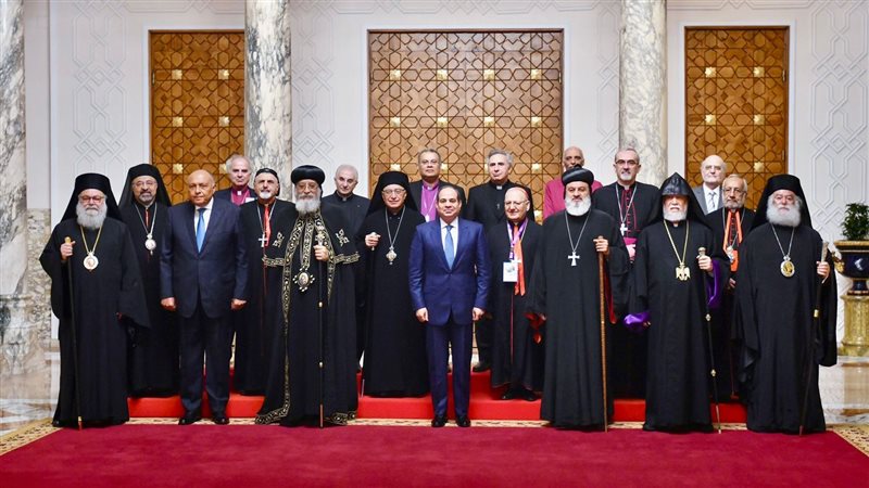 السيسي وقادة الكنائس
