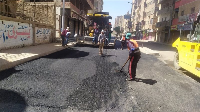 رصف شوارع أسيوط 
