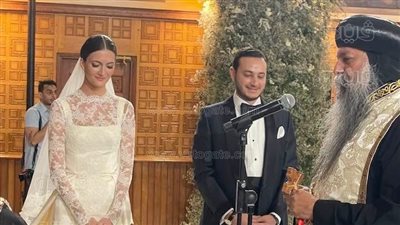 نجيب ساويرس يحتفل بزفاف نجله في حفل اسطوري تحت سفح الاهرامات..فيديو وصور