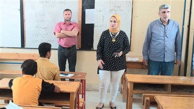 انتهاء امتحانات الشهادة الإعدادية بالإسكندرية 