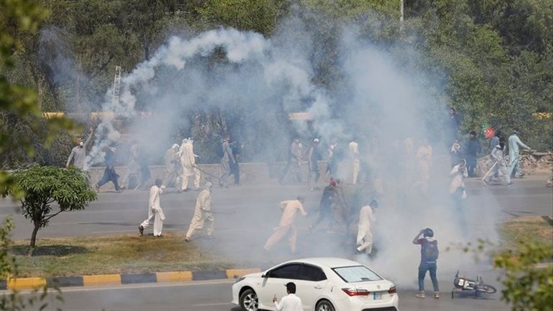 تظاهرات باكستان 