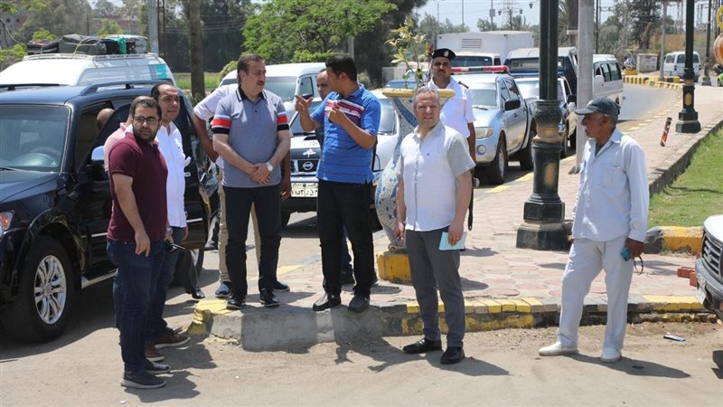 محافظ المنوفية خلال