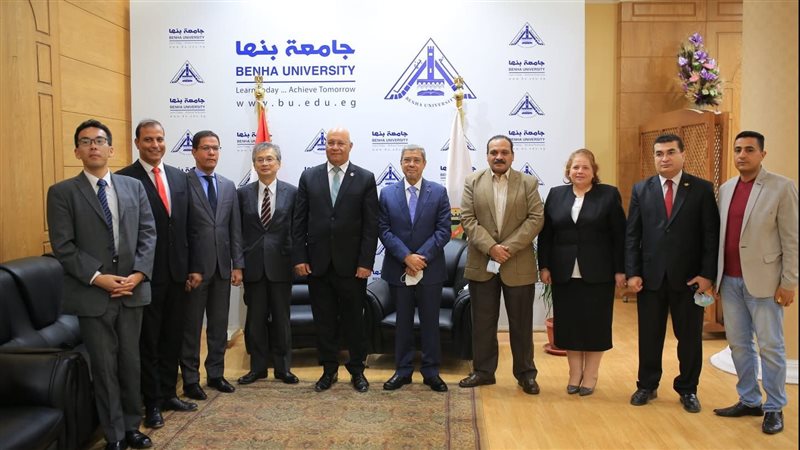 جامعة بنها في استقبال