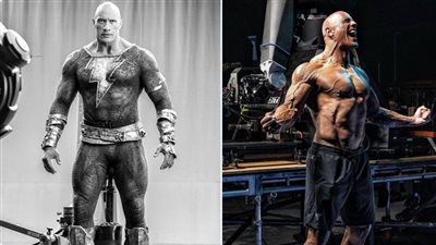 ذا روك يطلب من DC إزالة الإسفنجات العضلية من بدلة Black Adam 