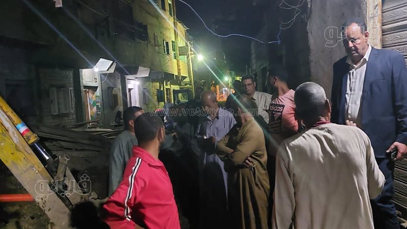سقوط حفار بموقع مشروع
