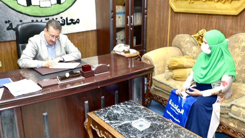 محافظ المنوفية خلال