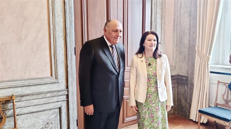 شكري ووزيرة خارجية