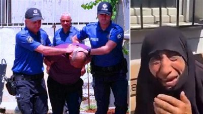 لحظة اعتقال التركي الذي ضرب وجه مسنة سورية بحذائه | فيديو